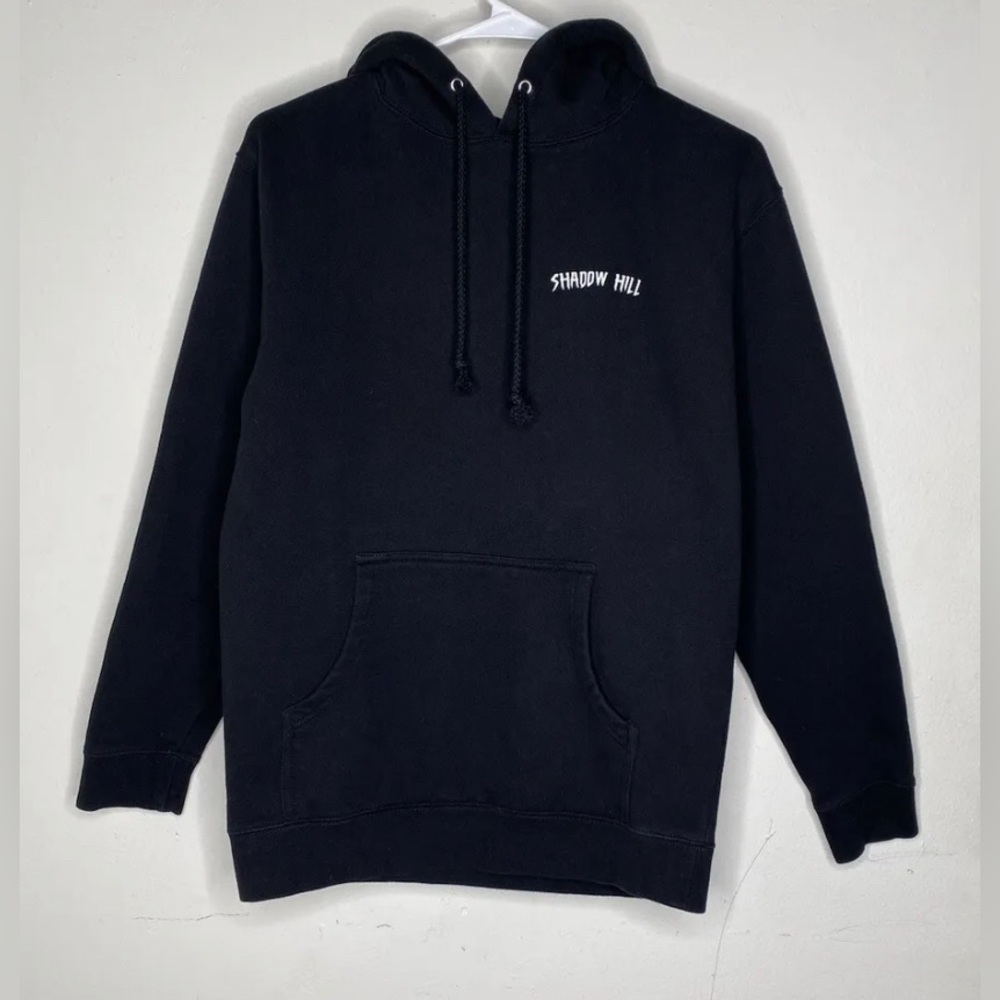 Shadow Hill Unisex Oversized Merch Black Hoodie CD4 Size Small